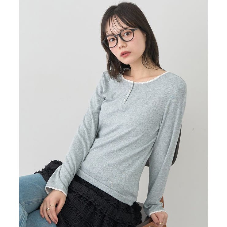 【WEB限定】アイレットジャカードタイトプルオーバー | earth music&ecology  | 詳細画像37 