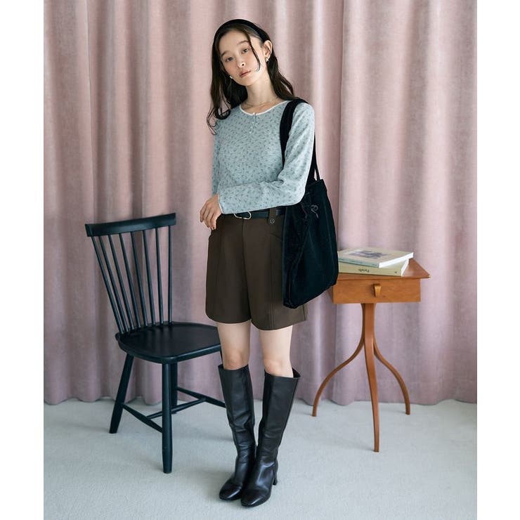 【WEB限定】アイレットジャカードタイトプルオーバー | earth music&ecology  | 詳細画像5 