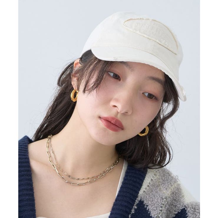 ダメージロゴキャップ | earth music&ecology  | 詳細画像7 