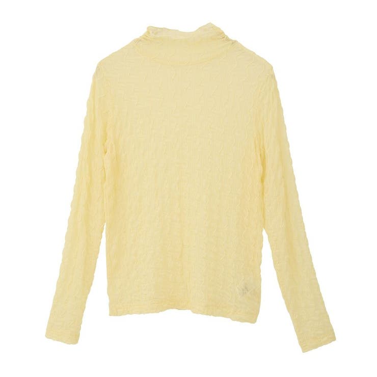 ハイネックシアーうねうねプルオーバー | earth music&ecology  | 詳細画像42 