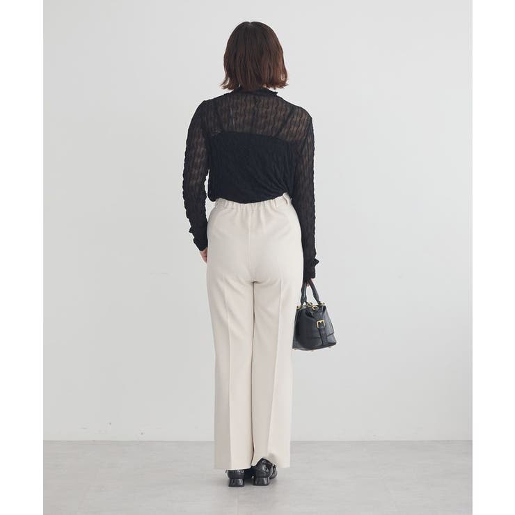 ハイネックシアーうねうねプルオーバー | earth music&ecology  | 詳細画像29 