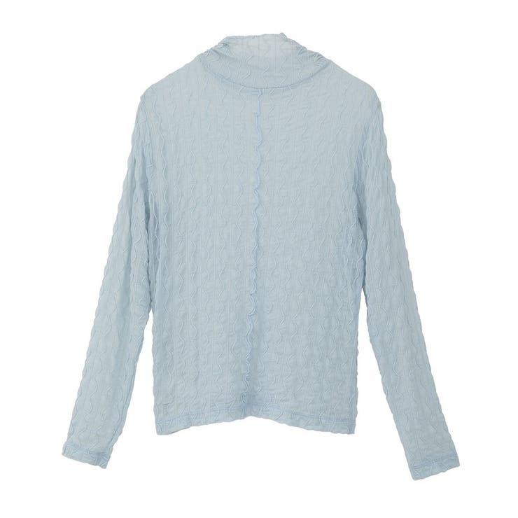 ハイネックシアーうねうねプルオーバー | earth music&ecology  | 詳細画像32 