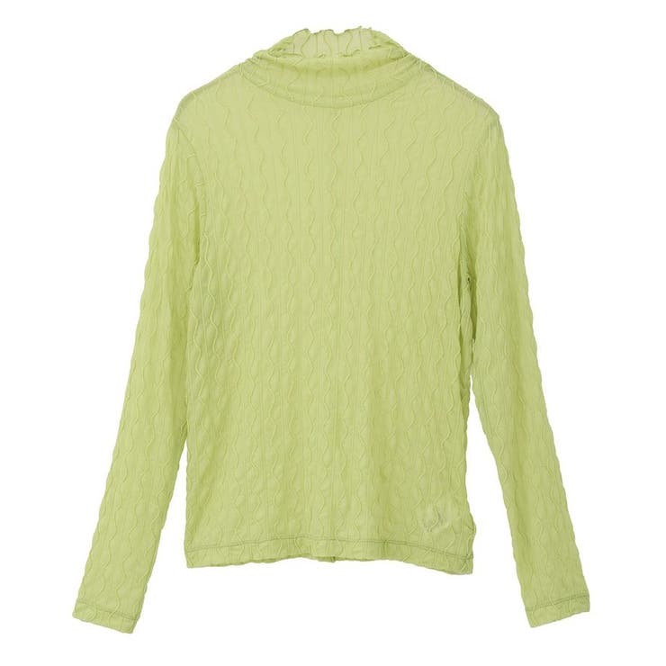 ハイネックシアーうねうねプルオーバー | earth music&ecology  | 詳細画像43 