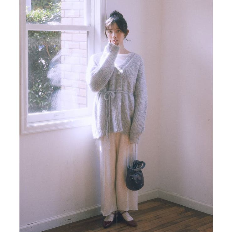 ベロアハンドルバッグ | earth music&ecology  | 詳細画像10 