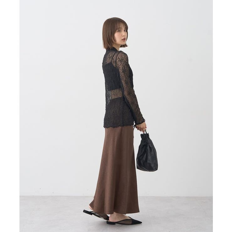 ストレッチレースシャツ | earth music&ecology  | 詳細画像22 