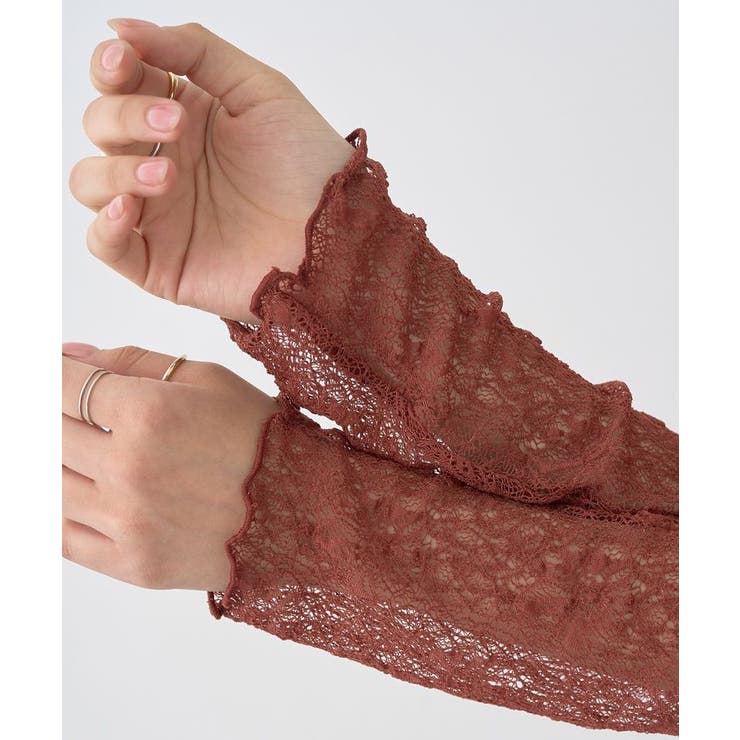 ストレッチレースシャツ | earth music&ecology  | 詳細画像24 