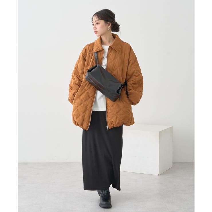 【WEB限定】ダブルステッチキルティングコート | earth music&ecology  | 詳細画像5 