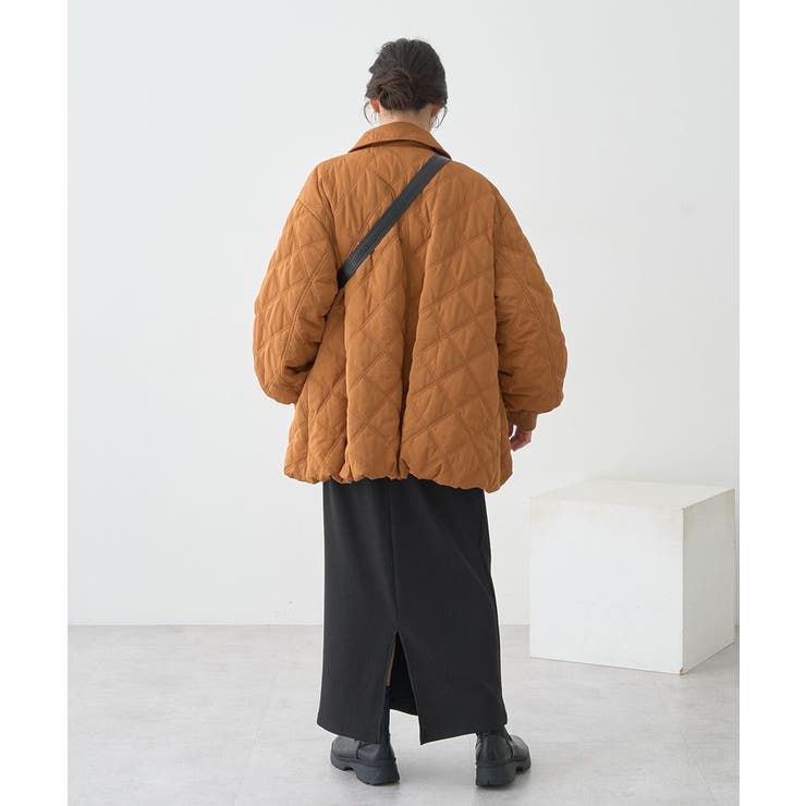 【WEB限定】ダブルステッチキルティングコート | earth music&ecology  | 詳細画像7 