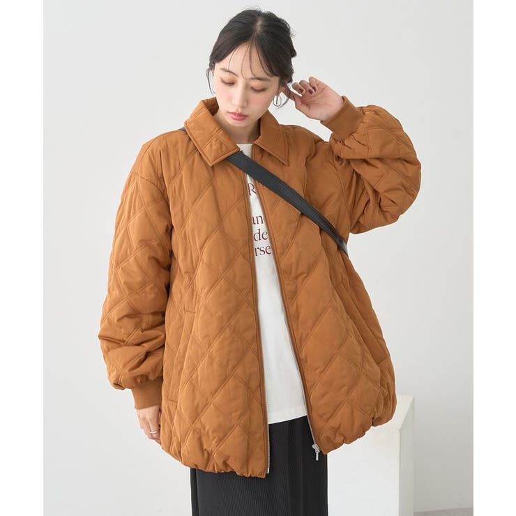 【WEB限定】ダブルステッチキルティングコート | earth music&ecology  | 詳細画像9 