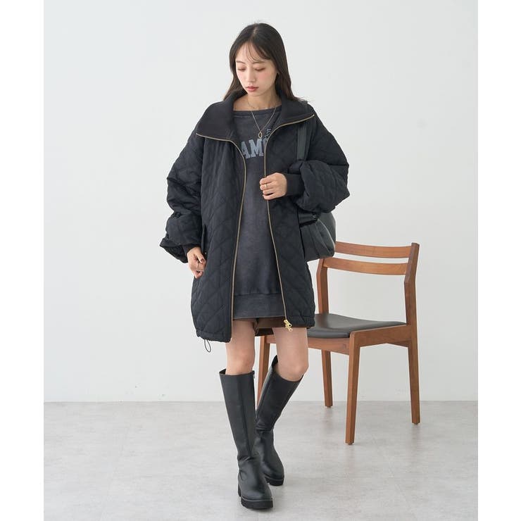 キルティングバルーンコート | earth music&ecology  | 詳細画像6 