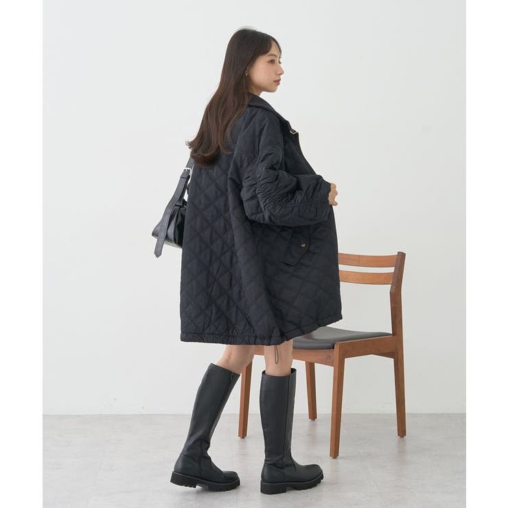 キルティングバルーンコート | earth music&ecology  | 詳細画像8 