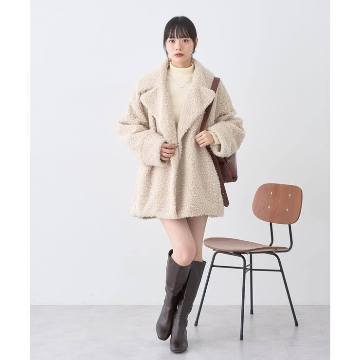 ループファーコート | earth music&ecology  | 詳細画像18 