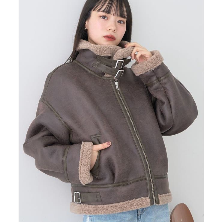 フェイクムートンジャケット | earth music&ecology  | 詳細画像1 