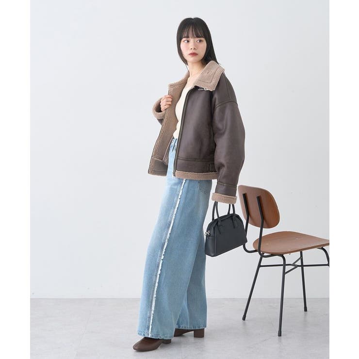 フェイクムートンジャケット | earth music&ecology  | 詳細画像6 