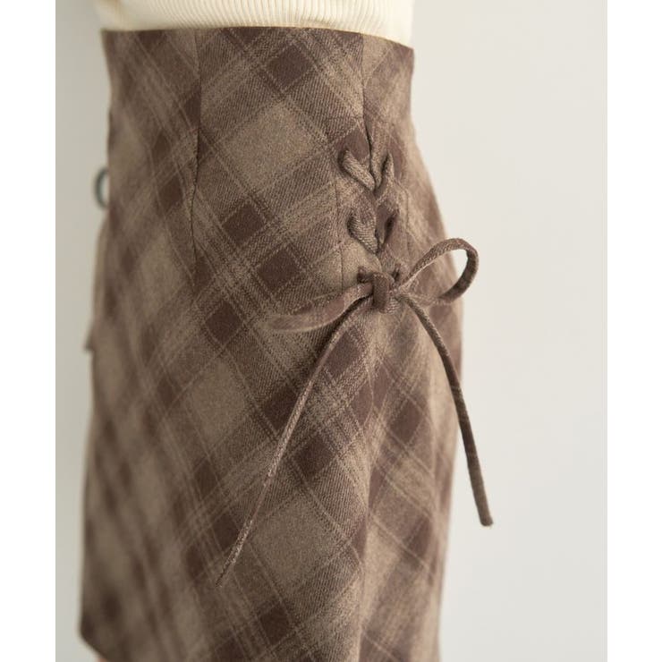 サイドレースアップミニスカート | earth music&ecology  | 詳細画像28 