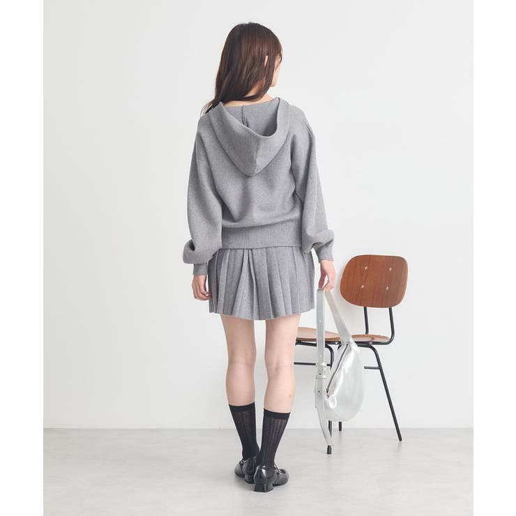 ニットプリーツスカート | earth music&ecology  | 詳細画像13 