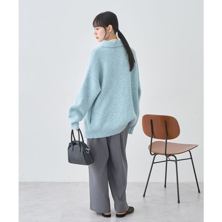 襟付きニットアウター | earth music&ecology  | 詳細画像20 