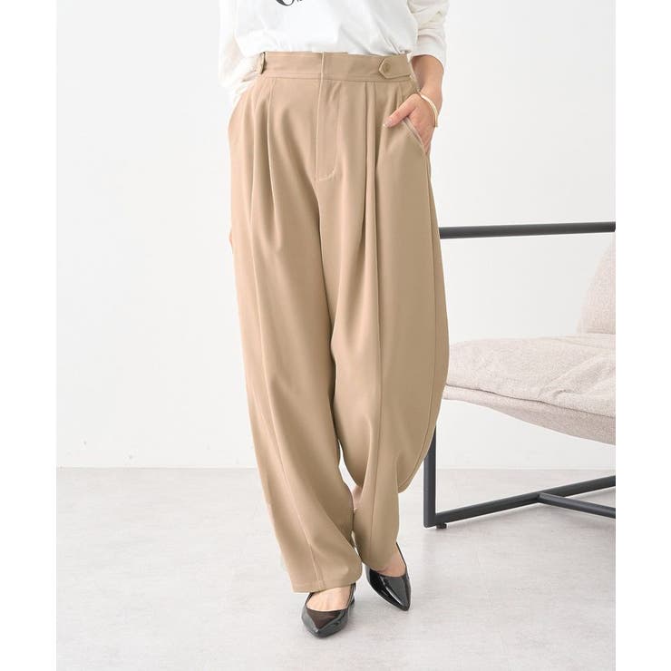 タックコクーンパンツ | earth music&ecology  | 詳細画像2 