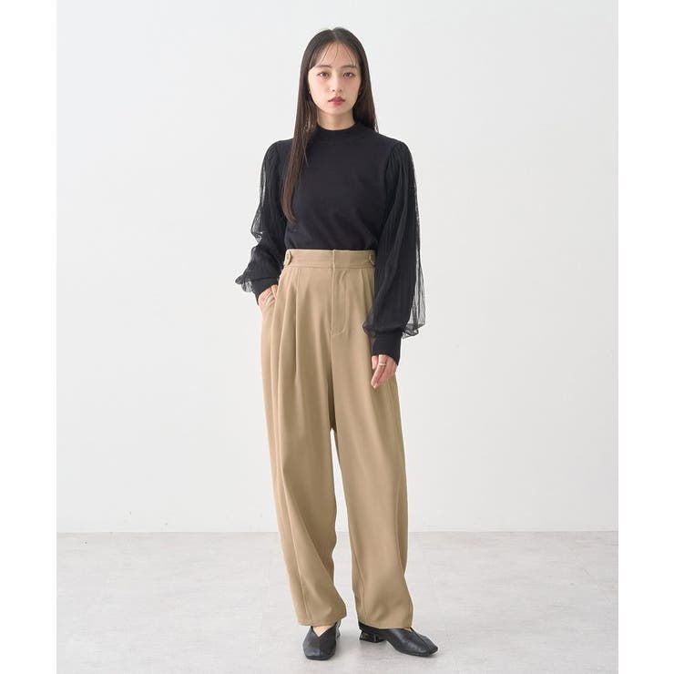 タックコクーンパンツ | earth music&ecology  | 詳細画像18 