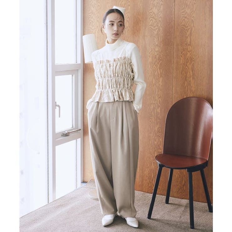 タックコクーンパンツ | earth music&ecology  | 詳細画像21 