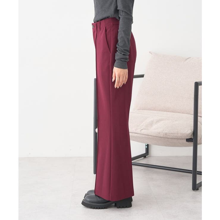 センターシームフレアパンツ | earth music&ecology  | 詳細画像36 