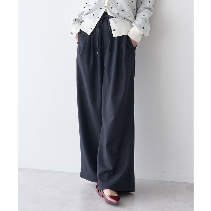 ブラック | ゆるとろパンツ | earth music&ecology 