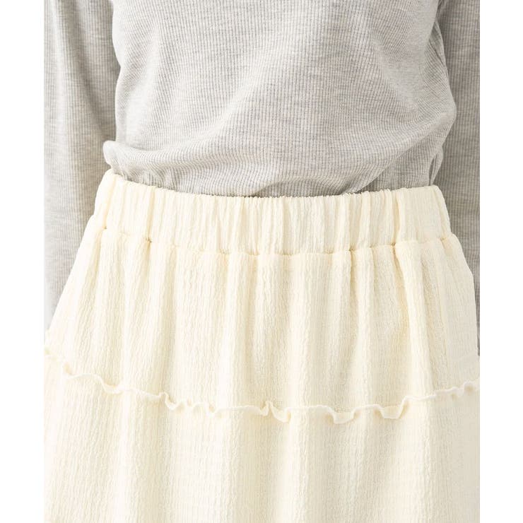 メロー切替フレアスカート | earth music&ecology  | 詳細画像21 