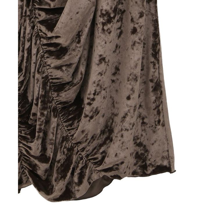 クラッシュベロアシャーリングワンピース | earth music&ecology  | 詳細画像19 