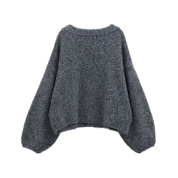 オフショルフェザーニットプルオーバー | earth music&ecology  | 詳細画像12 