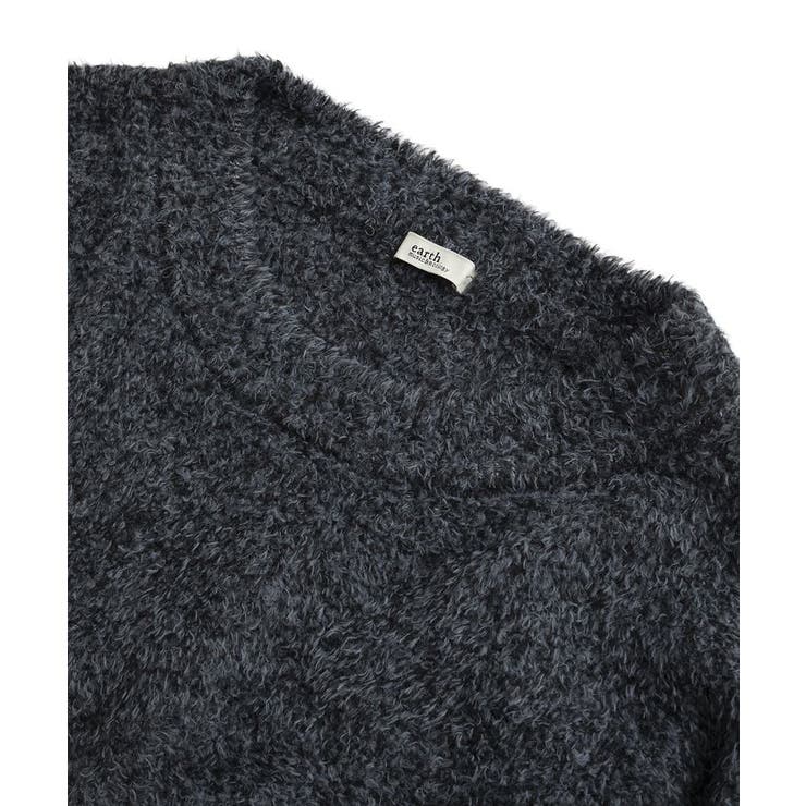 オフショルフェザーニットプルオーバー | earth music&ecology  | 詳細画像16 