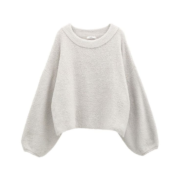 オフショルフェザーニットプルオーバー | earth music&ecology  | 詳細画像21 