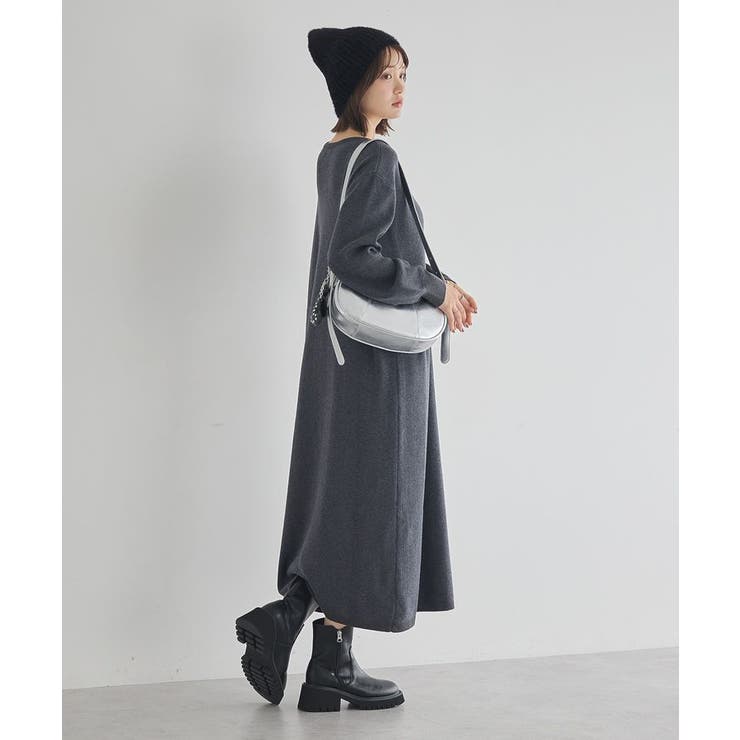 ソウバリヘンリーニットワンピース | earth music&ecology  | 詳細画像4 