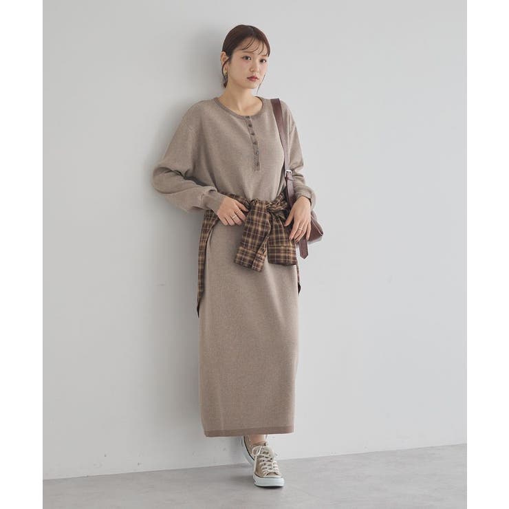 ソウバリヘンリーニットワンピース | earth music&ecology  | 詳細画像6 