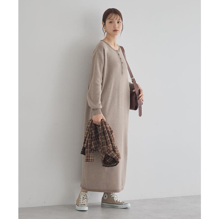 ソウバリヘンリーニットワンピース | earth music&ecology  | 詳細画像8 