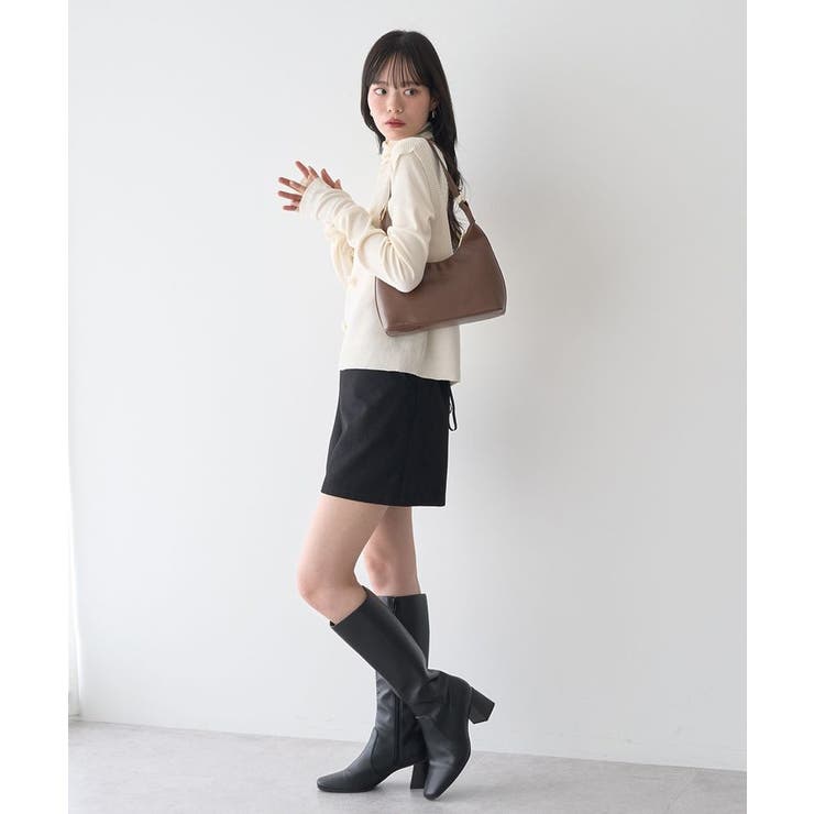 フラワーモチーフニットベスト | earth music&ecology  | 詳細画像6 