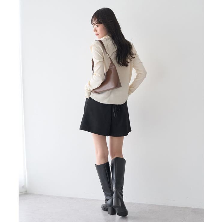 フラワーモチーフニットベスト | earth music&ecology  | 詳細画像7 