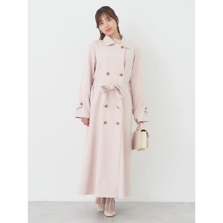 【美品】riu 2way ケープトレンチコート　限定値下げ セール】2WAYケープトレンチコート（トレンチコート）｜earth