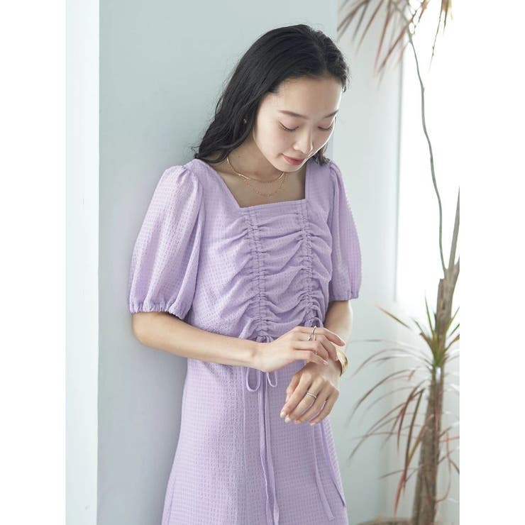 ドゥアヴニール/ホワイト/パフスリーブ/半袖/ワンピース/新品未使用品 パワーチュールドッキングノースリーブシャツワンピース – ABITOKYO