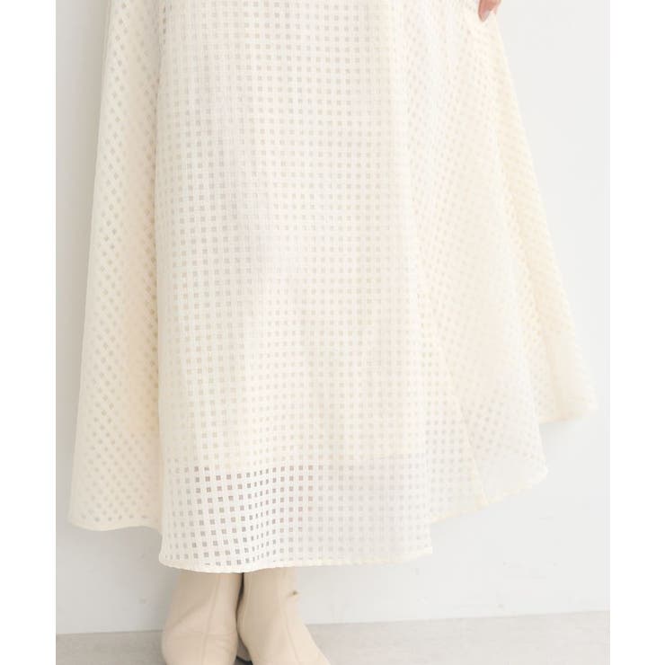 シアーチェックスカート | earth music&ecology  | 詳細画像17 