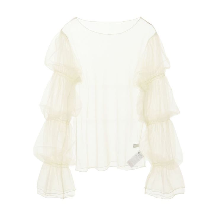 袖デザインシアープルオーバー[品番：EMEW0044890]｜earth