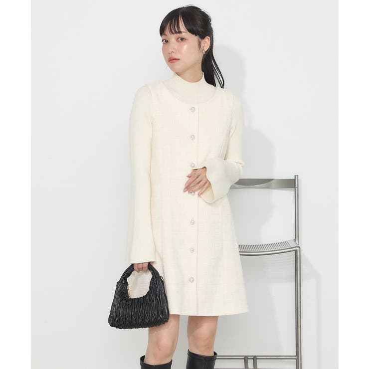 ETEREVE クラシカルミニワンピース ETEREVE クラシカルミニワンピース ETEREVE クラシカルミニワンピース