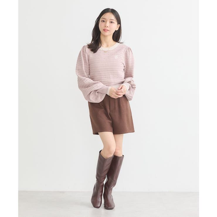 配色バックリボンプルオーバー | earth music&ecology  | 詳細画像17 