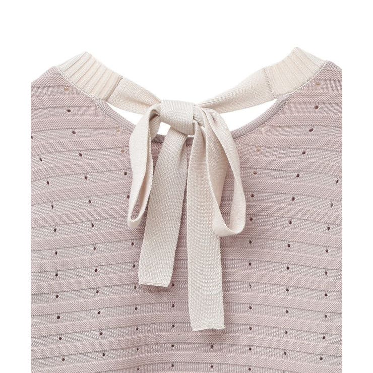 配色バックリボンプルオーバー | earth music&ecology  | 詳細画像30 