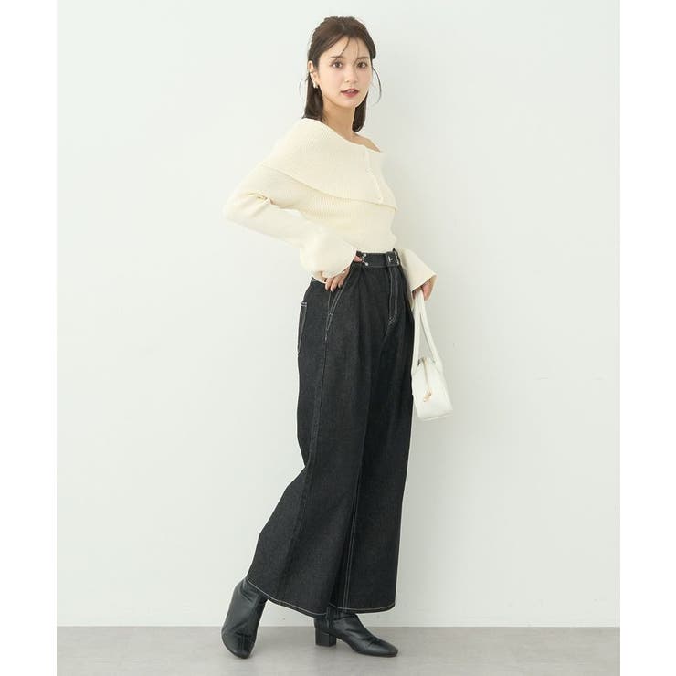 2Wayオフショルニットプルオーバー[品番：EMEW0046838]｜earth