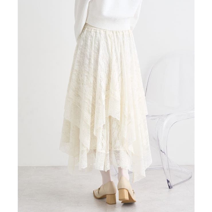 レースイレヘムスカート | earth music&ecology  | 詳細画像12 