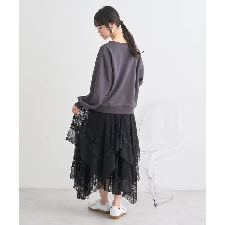 レースイレヘムスカート | earth music&ecology  | 詳細画像20 