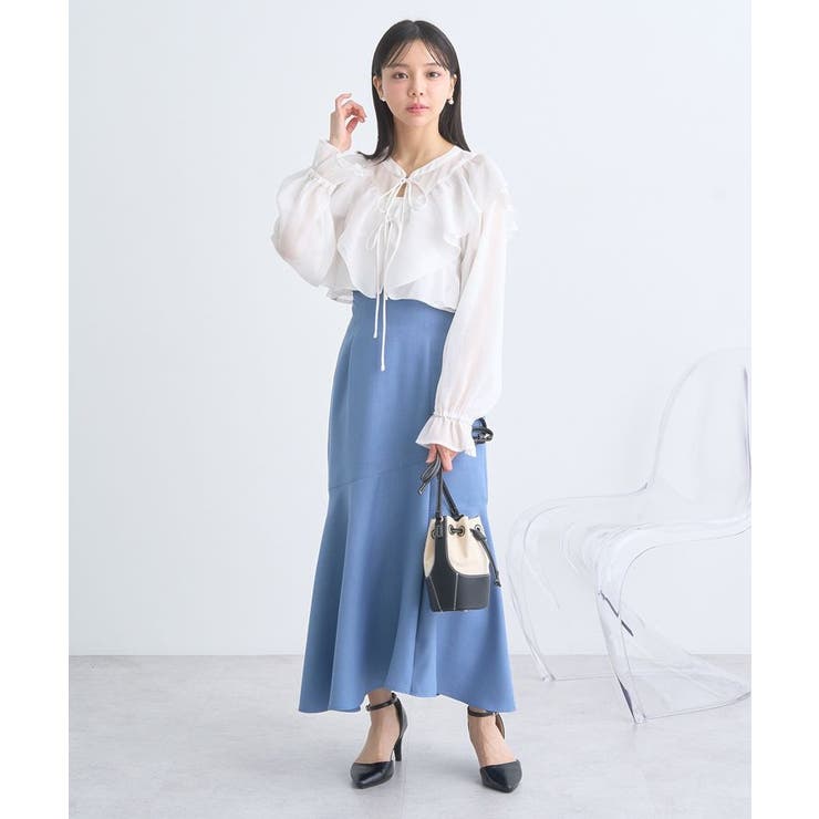 シアーラッフルショートボレロ | earth music&ecology  | 詳細画像10