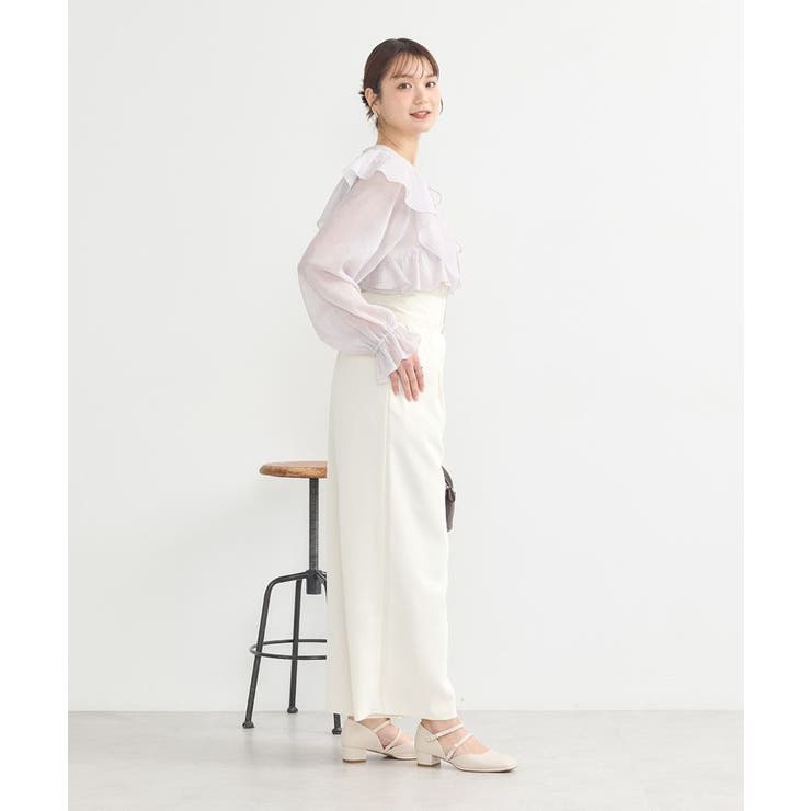 シアーラッフルショートボレロ | earth music&ecology  | 詳細画像20