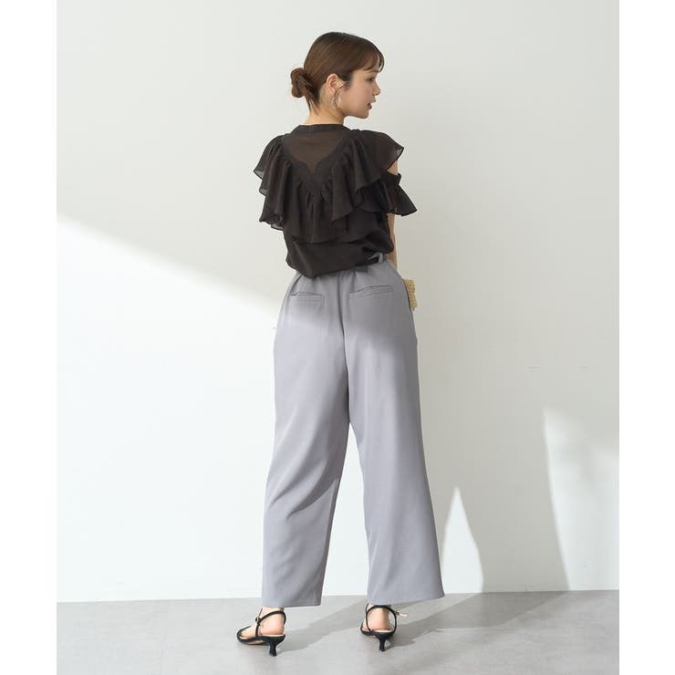 2WAYフリルブラウス | earth music&ecology  | 詳細画像12 