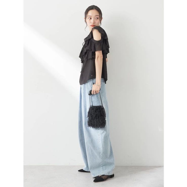 2WAYフリルブラウス | earth music&ecology  | 詳細画像16 